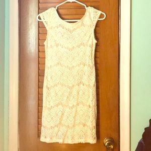 Ivory lace dress